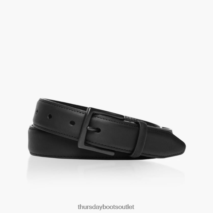 pl Thursday Boots kobiety klasyczny skórzany pasek czarny mat V64N62467 Akcesoria