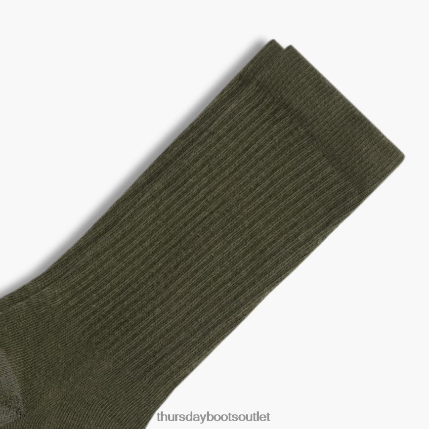 pl Thursday Boots kobiety sodello klasyczne skarpety załogi Oliwa V64N62534 Akcesoria