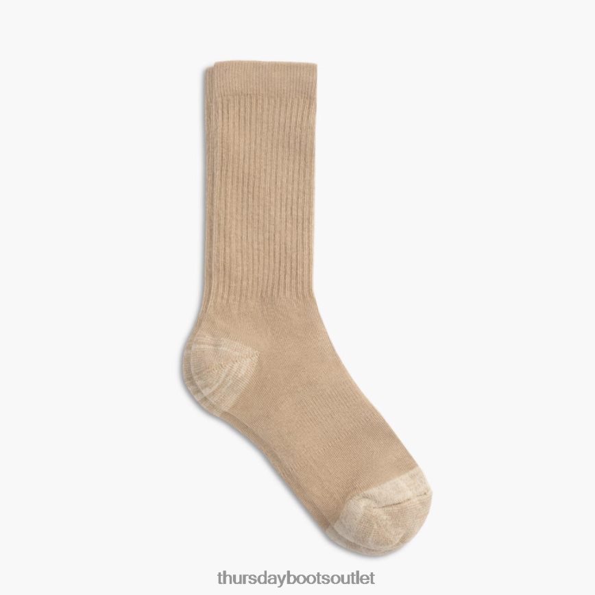 pl Thursday Boots kobiety sodello klasyczne skarpety załogi owsianka V64N62533 Akcesoria