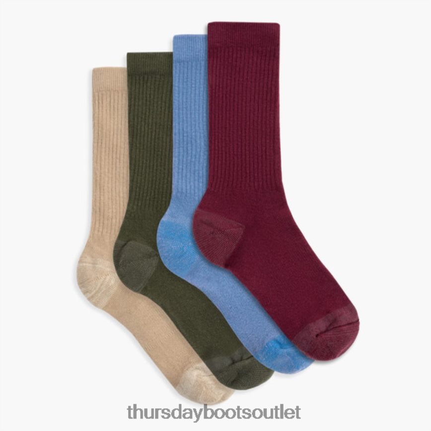 pl Thursday Boots kobiety sodello klasyczne skarpety załogi sezonowy V64N62535 Akcesoria