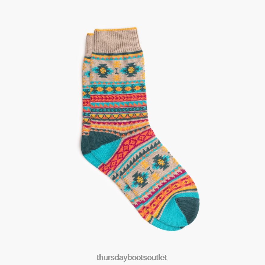 pl Thursday Boots kobiety sodello południowa skarpeta przeciwsłoneczna owsianka V64N62515 Akcesoria