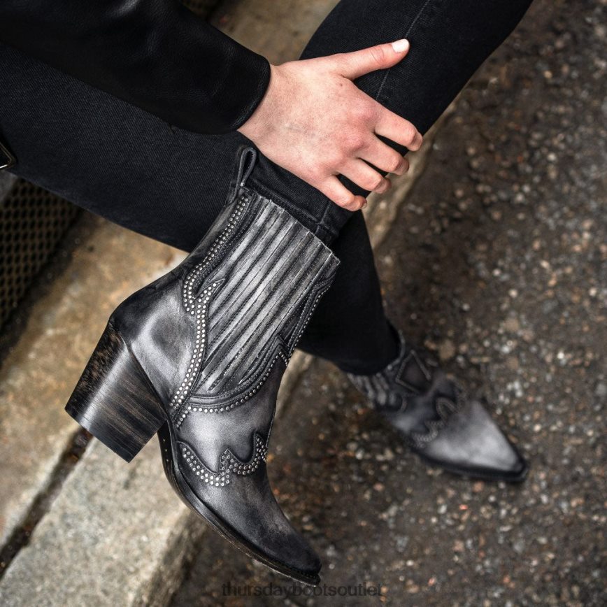 pl Thursday Boots kobiety Ikona zmartwiona szarość V64N62439 buty