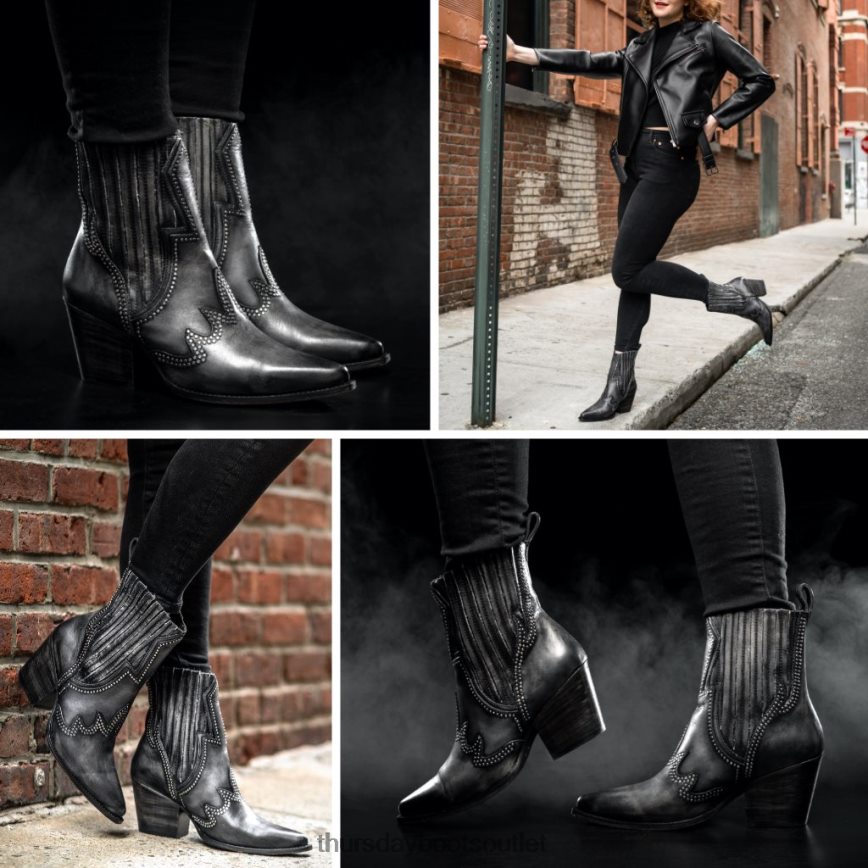 pl Thursday Boots kobiety Ikona zmartwiona szarość V64N62439 buty
