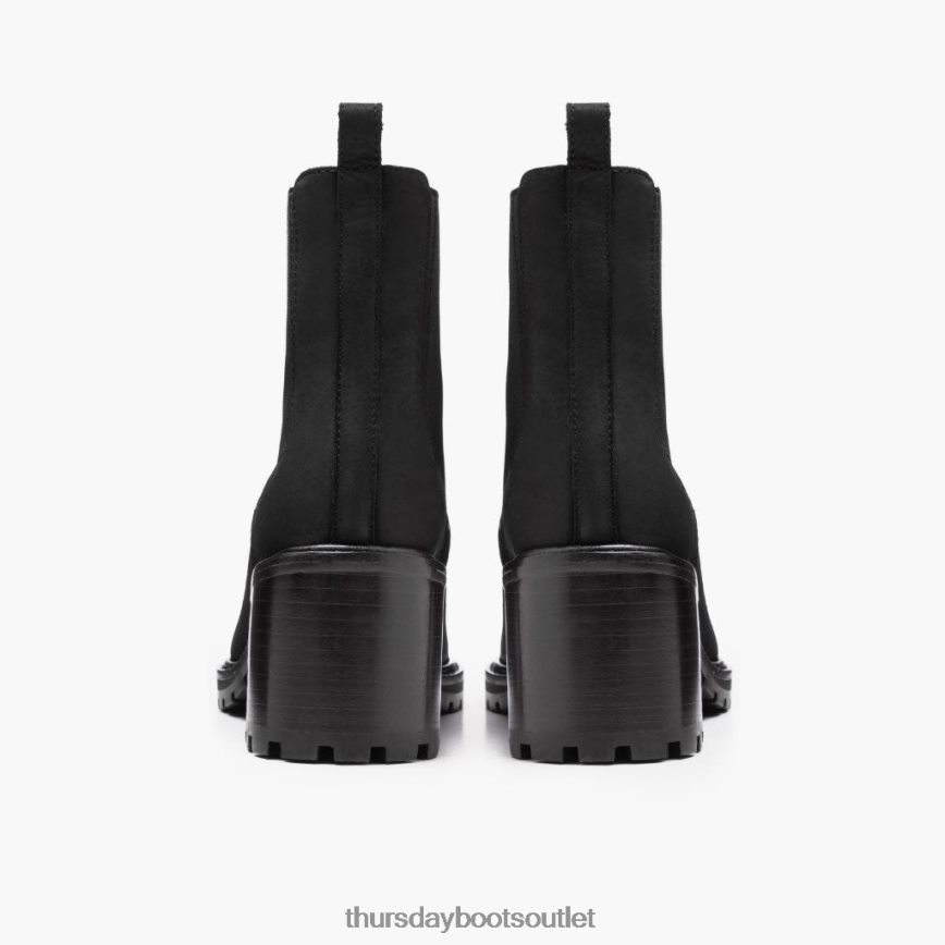 pl Thursday Boots kobiety Nokaut czarny mat V64N62342 buty