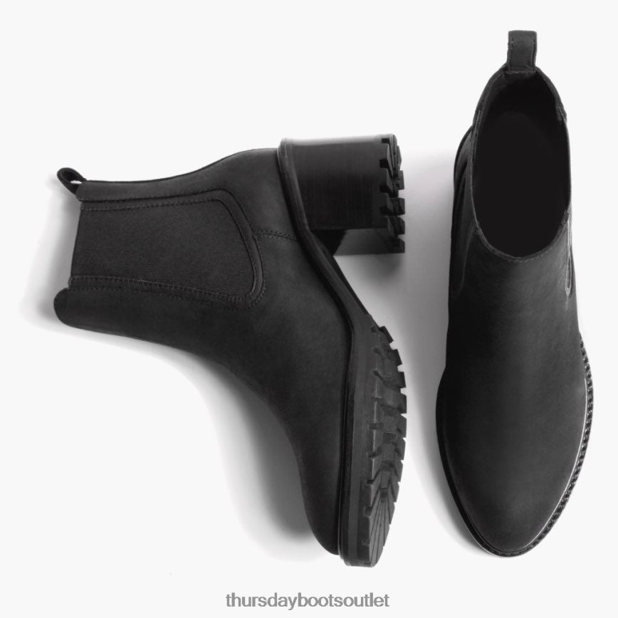 pl Thursday Boots kobiety Nokaut czarny mat V64N62342 buty