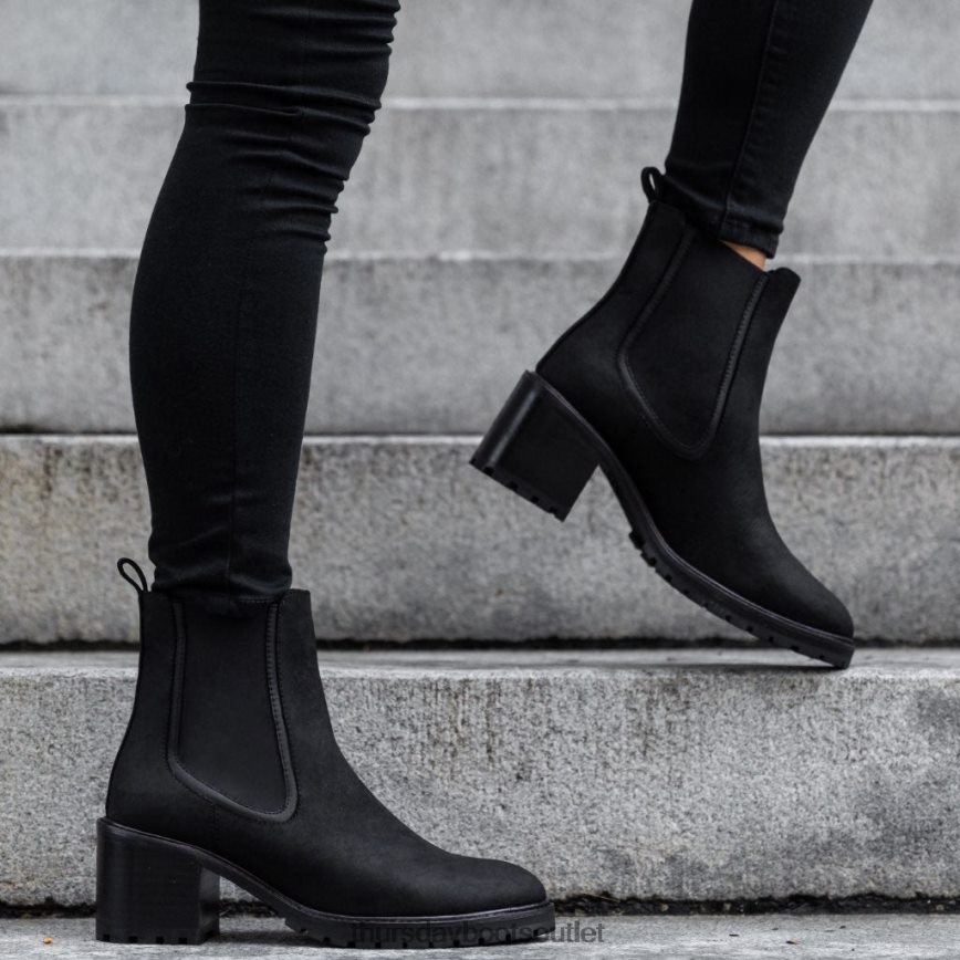 pl Thursday Boots kobiety Nokaut czarny mat V64N62342 buty