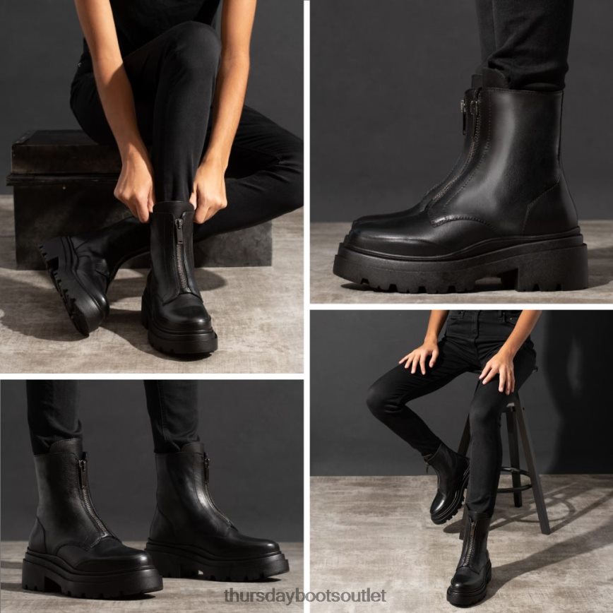pl Thursday Boots kobiety Platforma Rydera czarny V64N62367 buty
