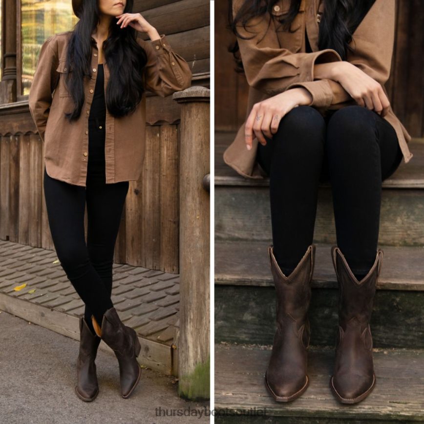 pl Thursday Boots kobiety Sierra tytoń V64N62395 buty