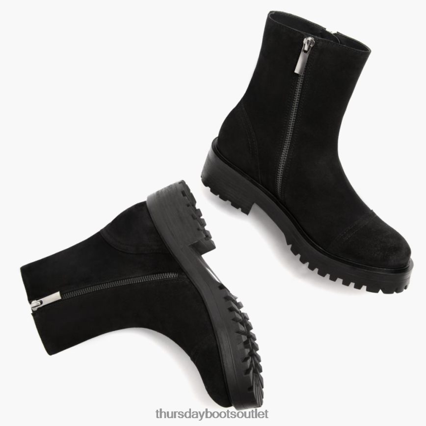 pl Thursday Boots kobiety bombowiec czarny V64N62409 buty