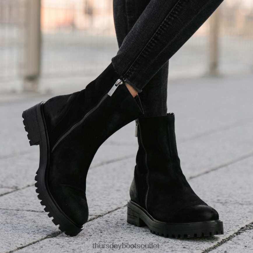 pl Thursday Boots kobiety bombowiec czarny V64N62409 buty