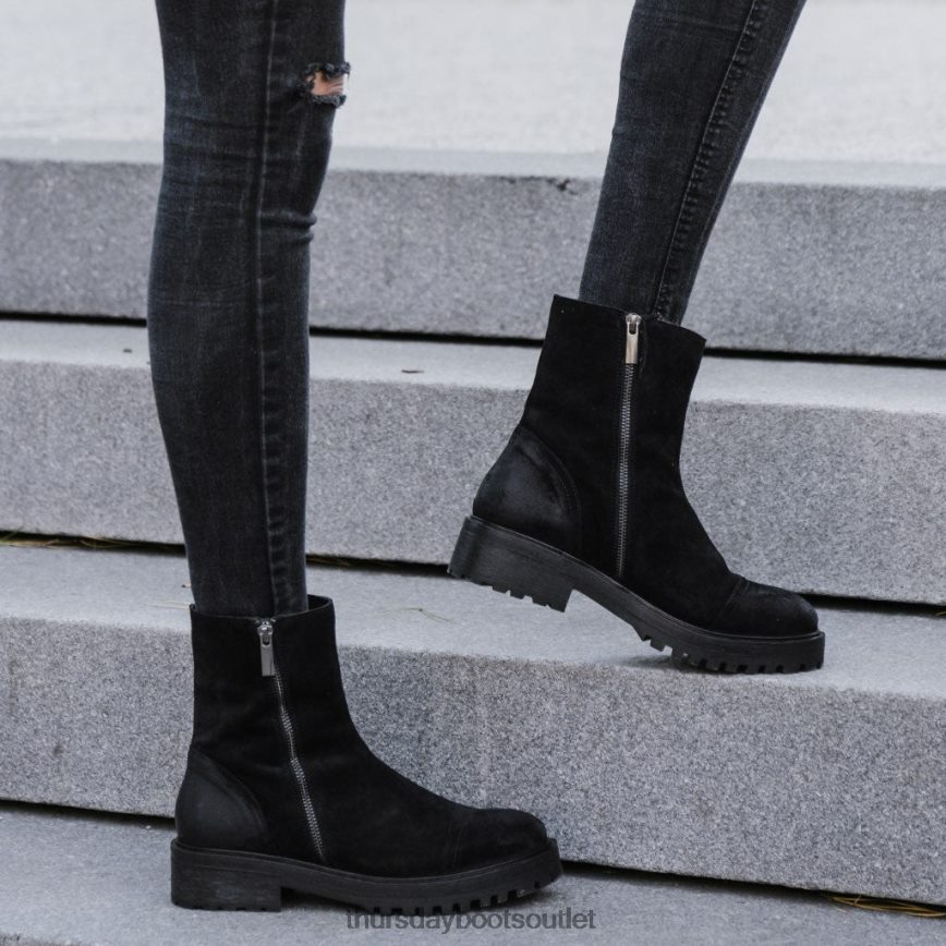 pl Thursday Boots kobiety bombowiec czarny V64N62409 buty