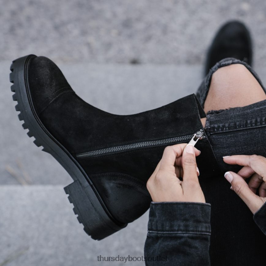 pl Thursday Boots kobiety bombowiec czarny V64N62409 buty