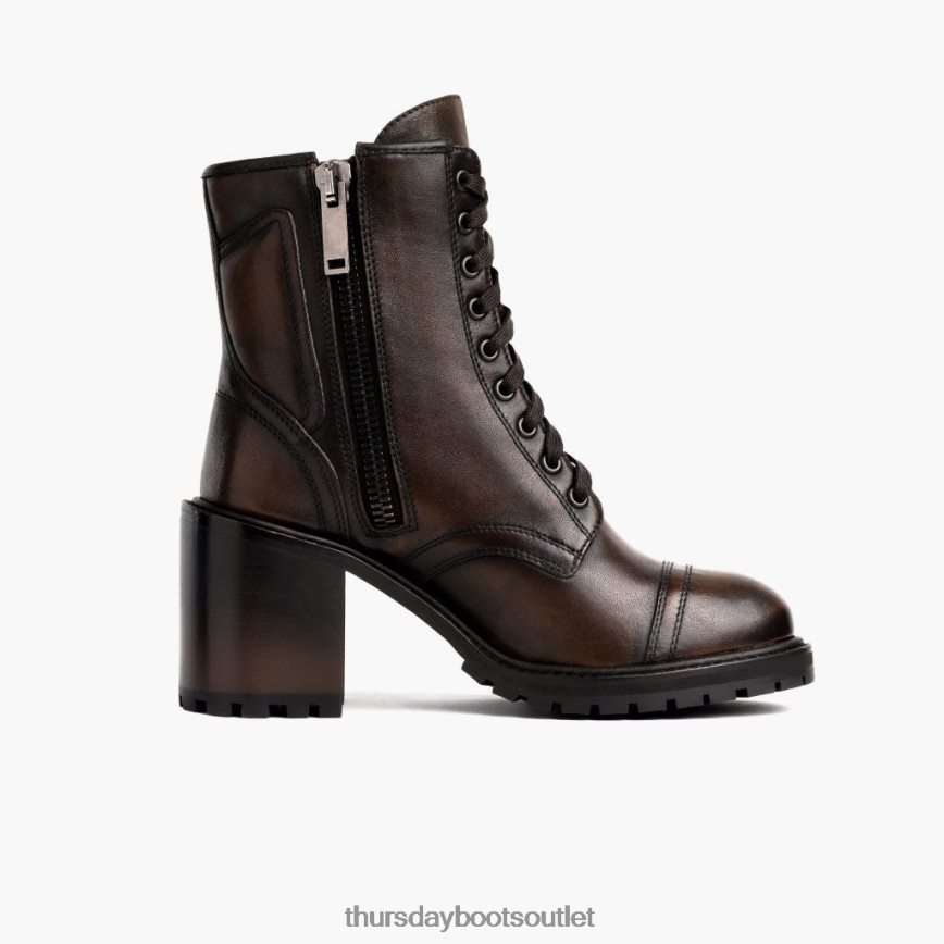 pl Thursday Boots kobiety buntownik czarna kawa V64N62407 buty