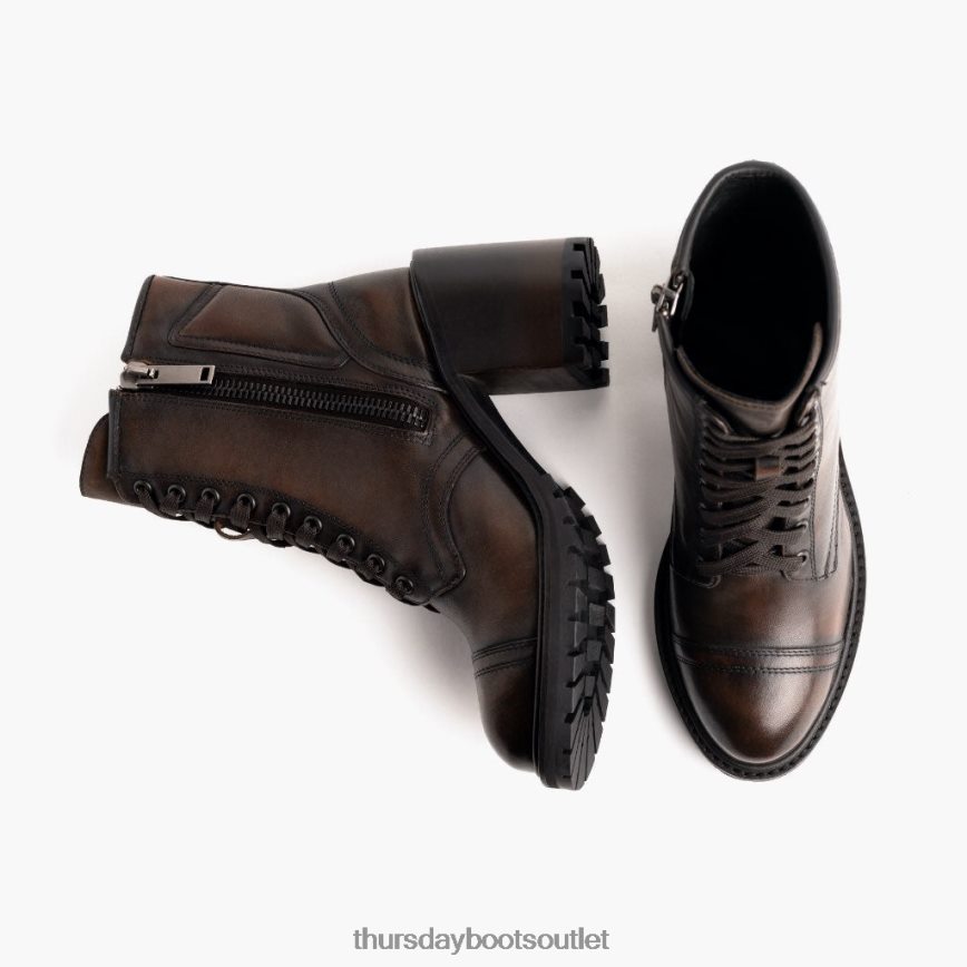pl Thursday Boots kobiety buntownik czarna kawa V64N62407 buty