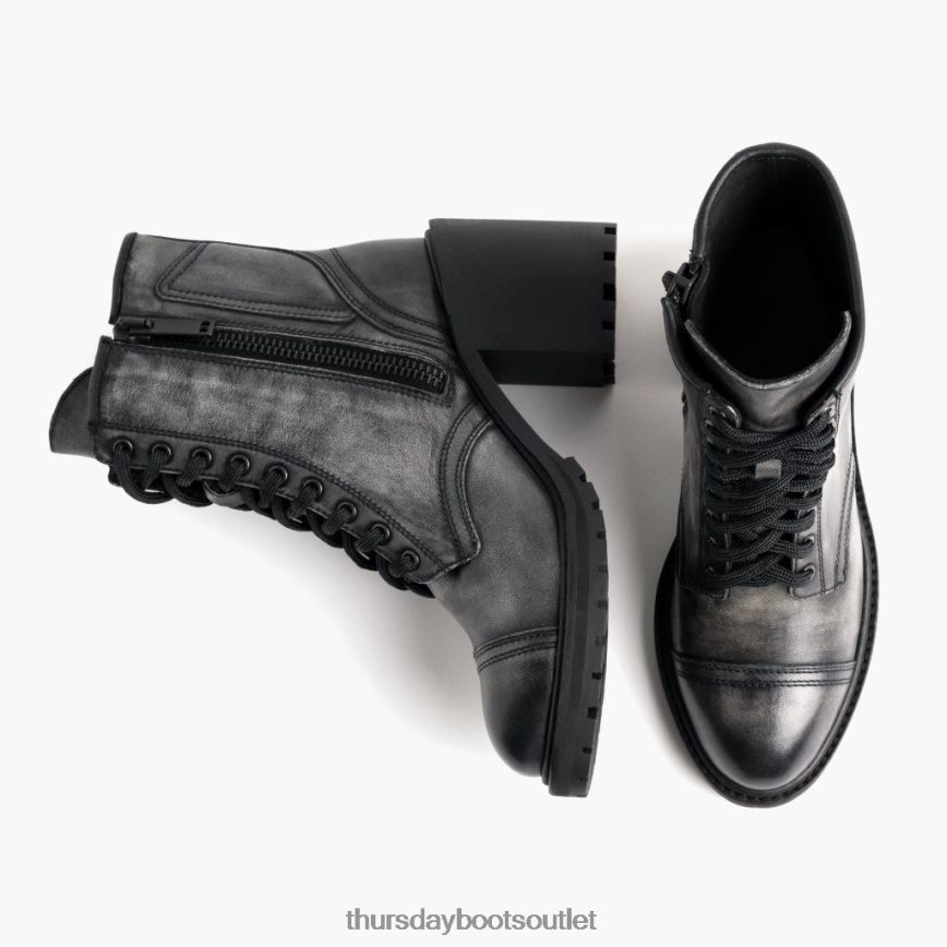 pl Thursday Boots kobiety buntownik zmartwiona szarość V64N62406 buty