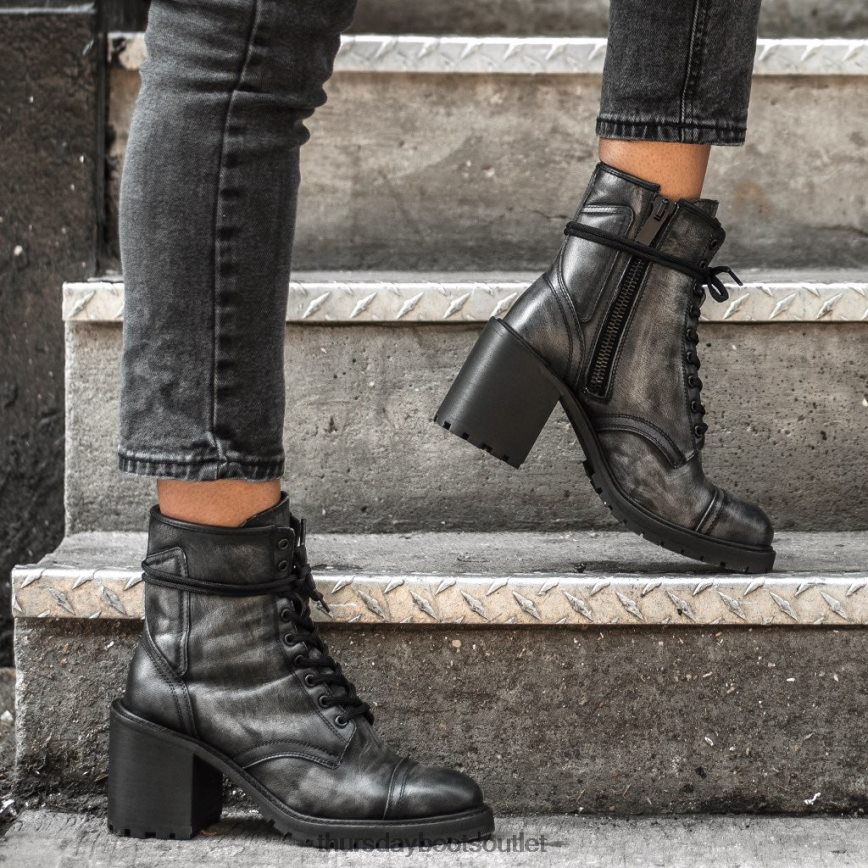 pl Thursday Boots kobiety buntownik zmartwiona szarość V64N62406 buty
