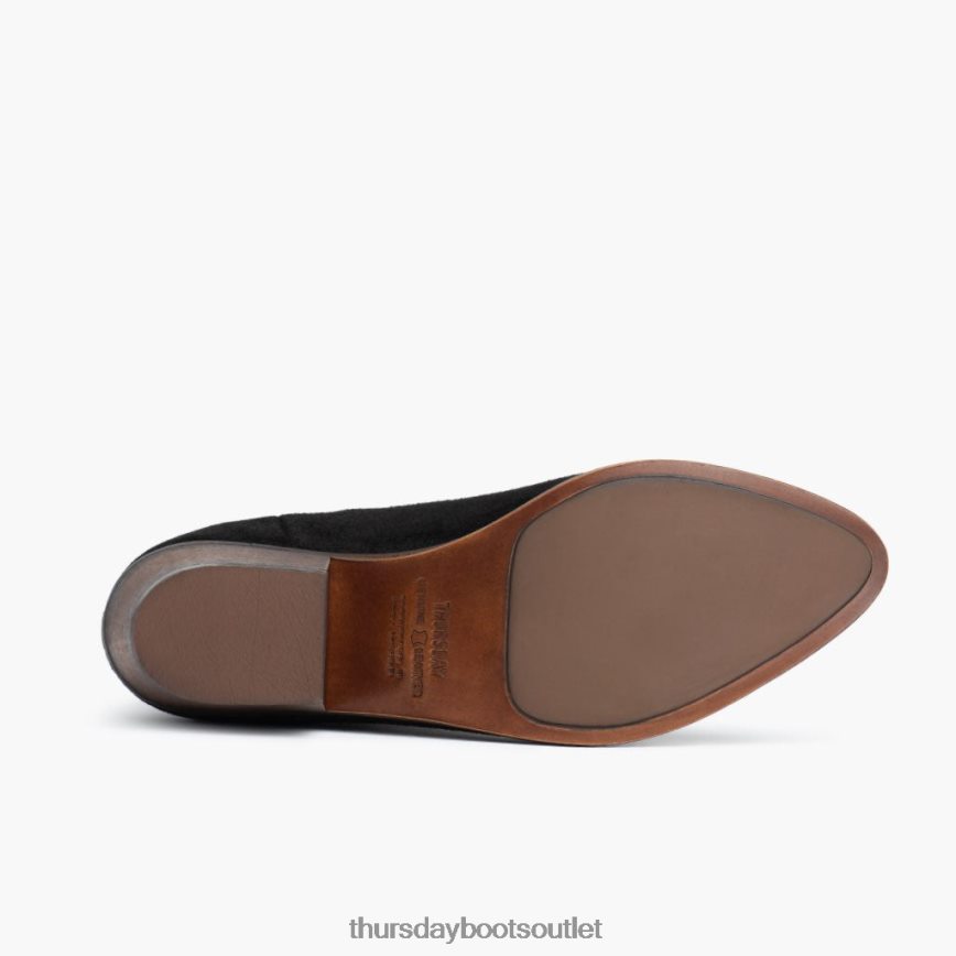 pl Thursday Boots kobiety but marzyciela czarny zamsz V64N62375 buty