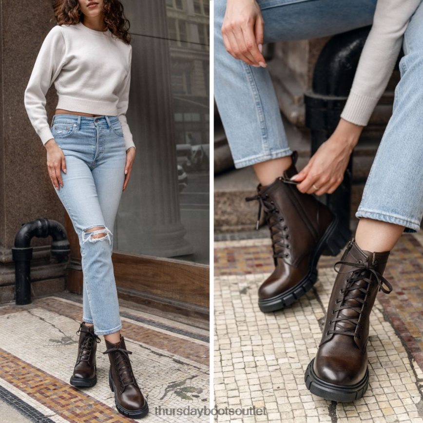 pl Thursday Boots kobiety coda ciemne anejo V64N62365 buty