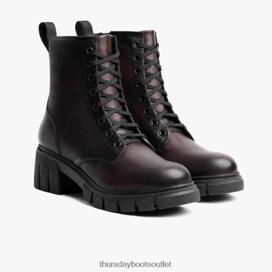 pl Thursday Boots kobiety coda czarna wiśnia V64N62364 buty