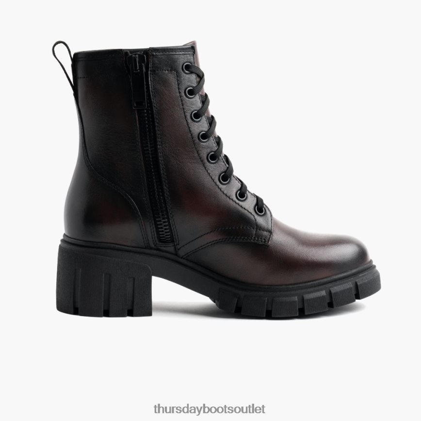 pl Thursday Boots kobiety coda czarna wiśnia V64N62364 buty