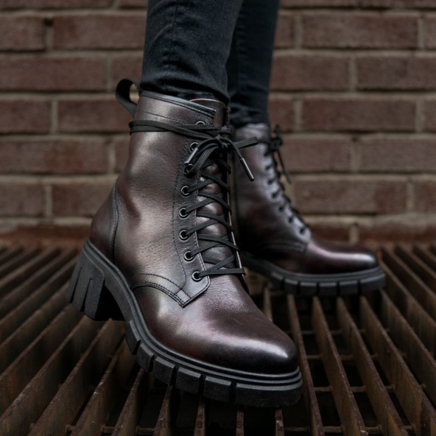 pl Thursday Boots kobiety coda czarna wiśnia V64N62364 buty