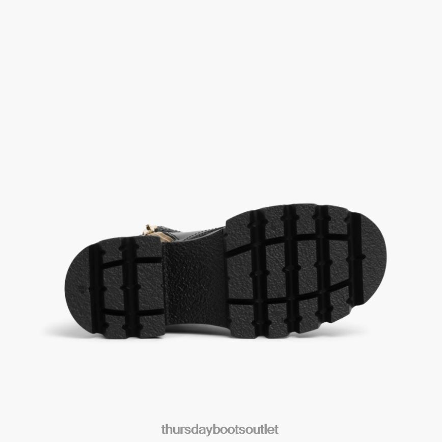 pl Thursday Boots kobiety dynastia czarne złoto V64N62413 buty