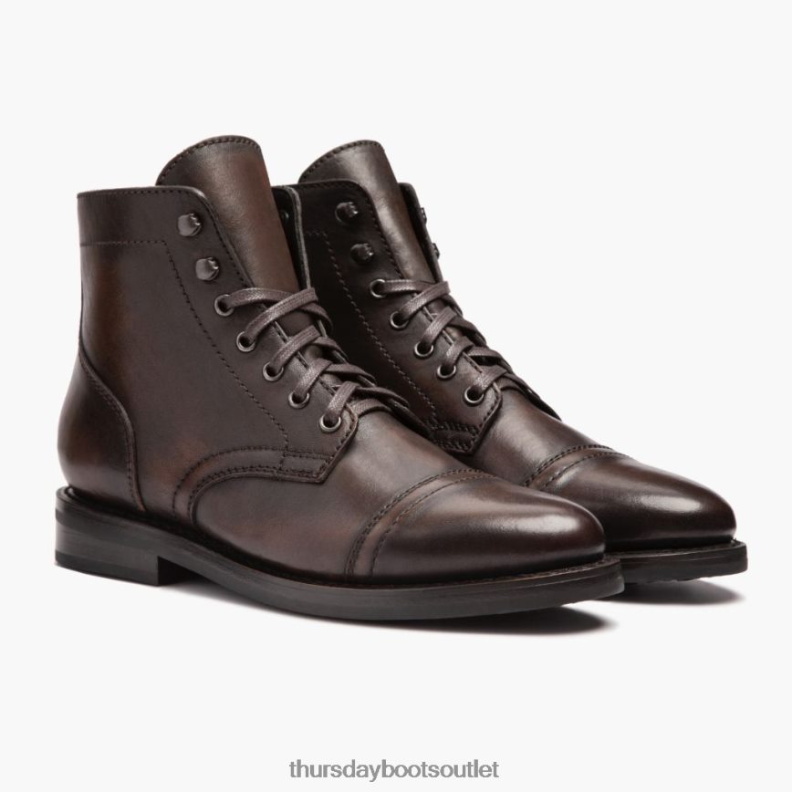 pl Thursday Boots kobiety kapitan czarna kawa V64N62355 buty