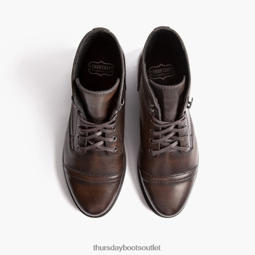 pl Thursday Boots kobiety kapitan czarna kawa V64N62355 buty