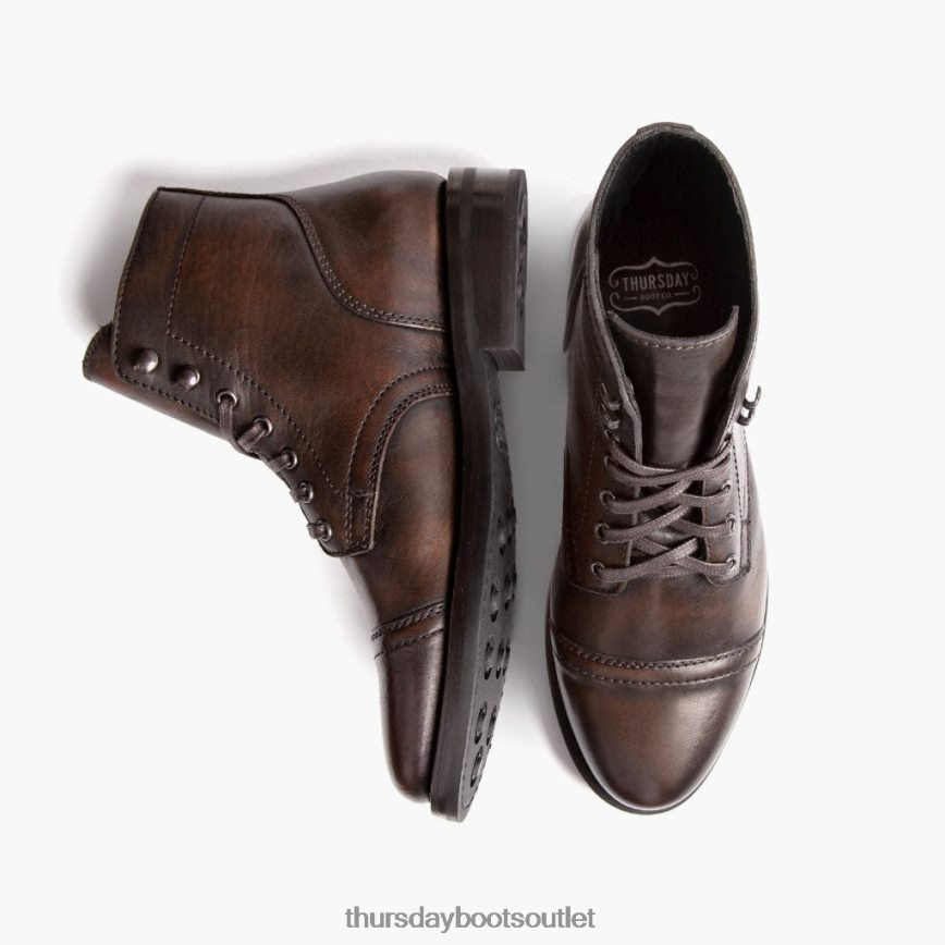 pl Thursday Boots kobiety kapitan czarna kawa V64N62355 buty
