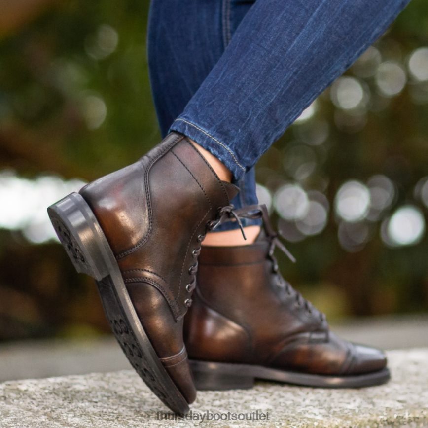 pl Thursday Boots kobiety kapitan czarna kawa V64N62355 buty