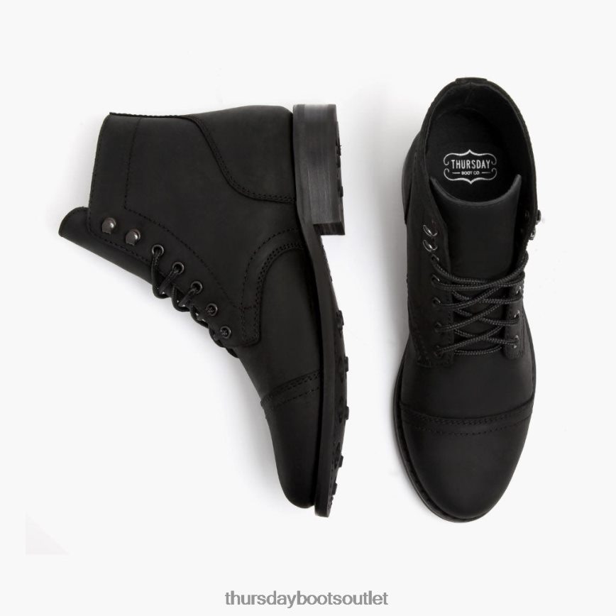 pl Thursday Boots kobiety kapitan czarny mat V64N62349 buty