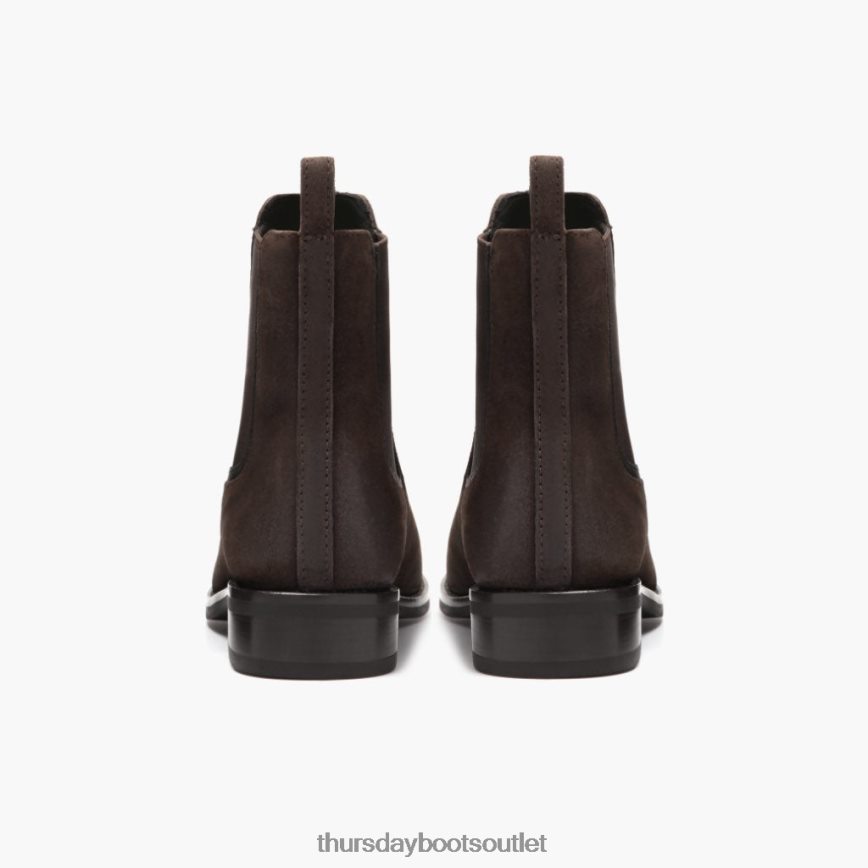 pl Thursday Boots kobiety księżna ciemnobrązowy zamsz V64N62326 buty
