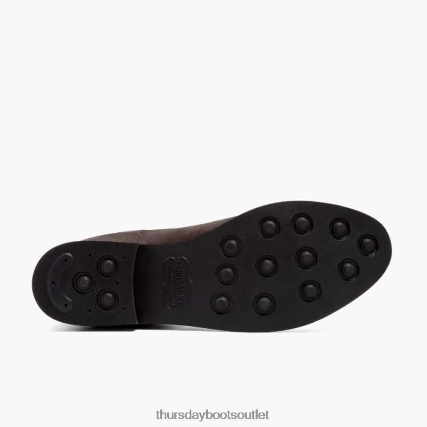 pl Thursday Boots kobiety księżna ciemnobrązowy zamsz V64N62326 buty
