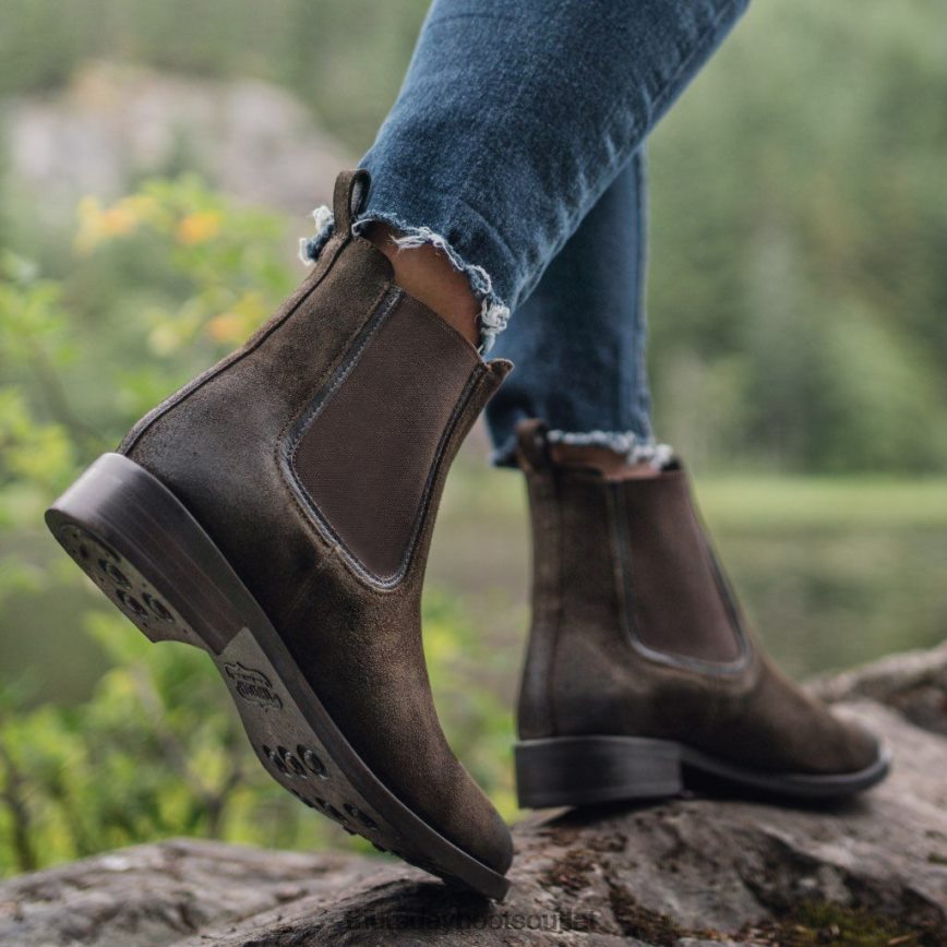 pl Thursday Boots kobiety księżna ciemnooliwkowy zamsz V64N62325 buty
