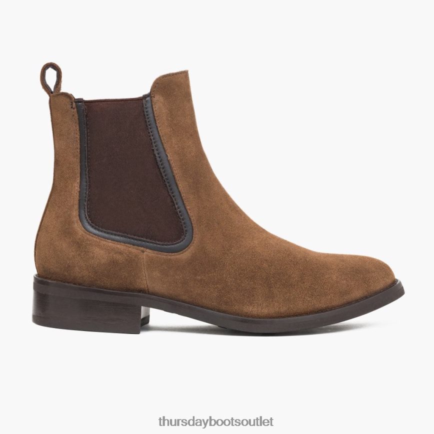 pl Thursday Boots kobiety księżna koniakowy zamsz V64N62329 buty