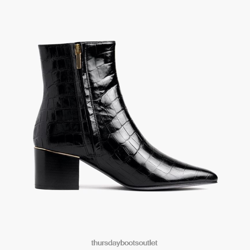 pl Thursday Boots kobiety luna czarny krokodyl V64N62414 buty