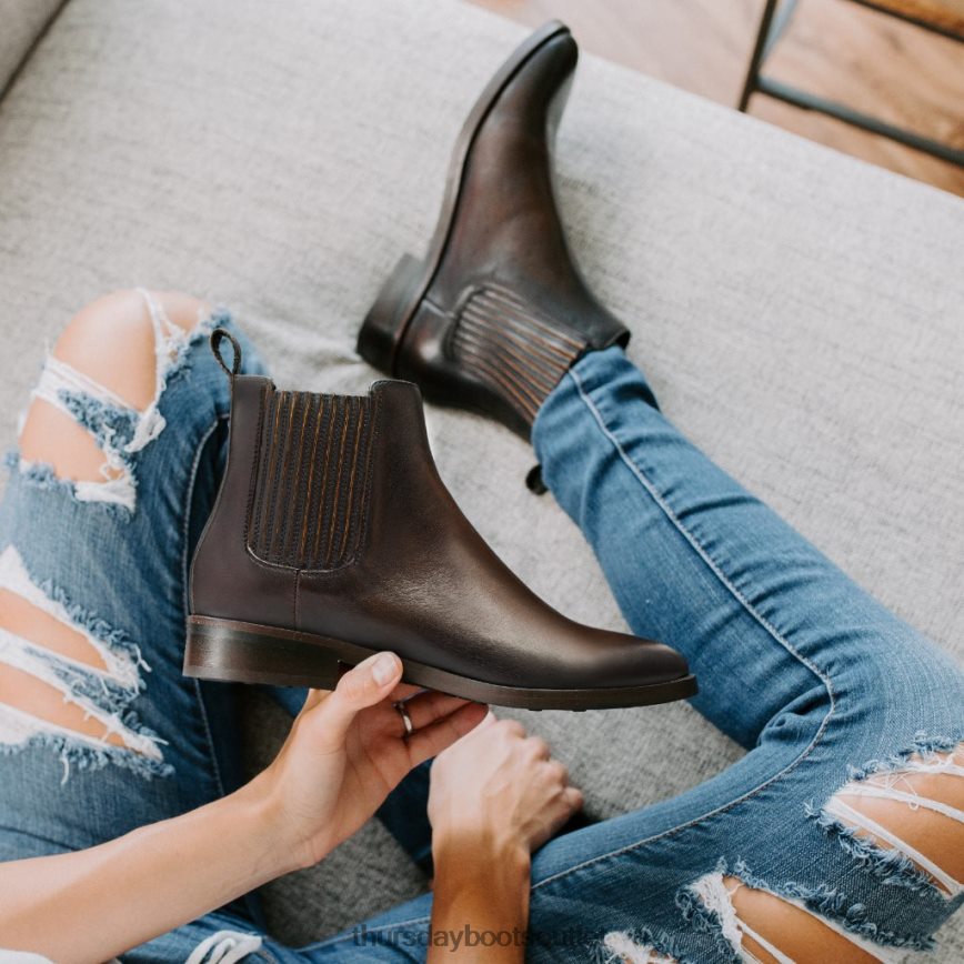 pl Thursday Boots kobiety marzyciel czarna kawa V64N62380 buty