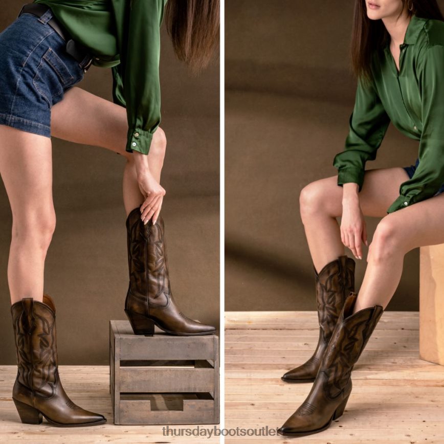 pl Thursday Boots kobiety rodeo anejo V64N62391 buty