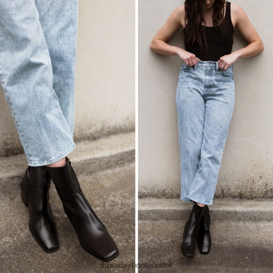 pl Thursday Boots kobiety soho zip czarny V64N62429 buty