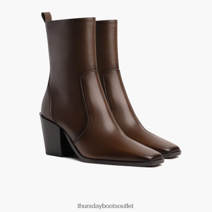 pl Thursday Boots kobiety soho zip czekolada V64N62430 buty