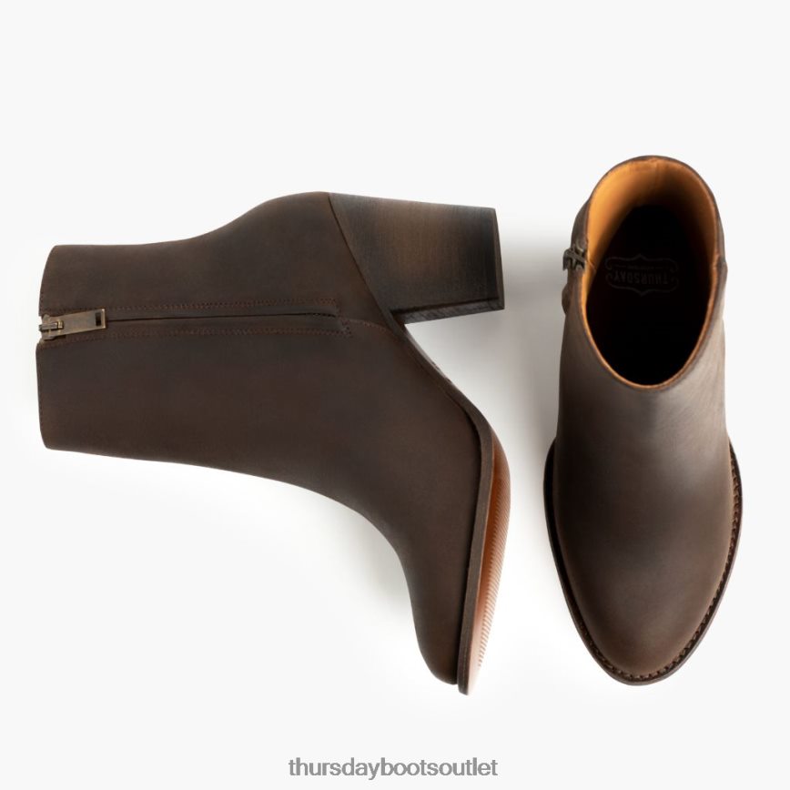 pl Thursday Boots kobiety wysoka linia tytoń V64N62421 buty