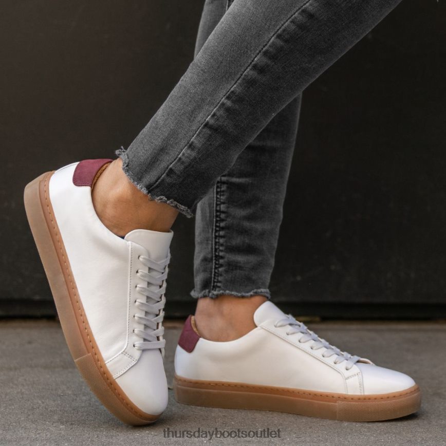 pl Thursday Boots kobiety dziedzictwo biały x bordowy V64N62460 buty