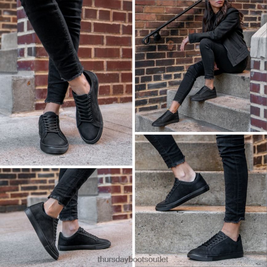 pl Thursday Boots kobiety premierowy niski top czarny mat V64N62449 buty