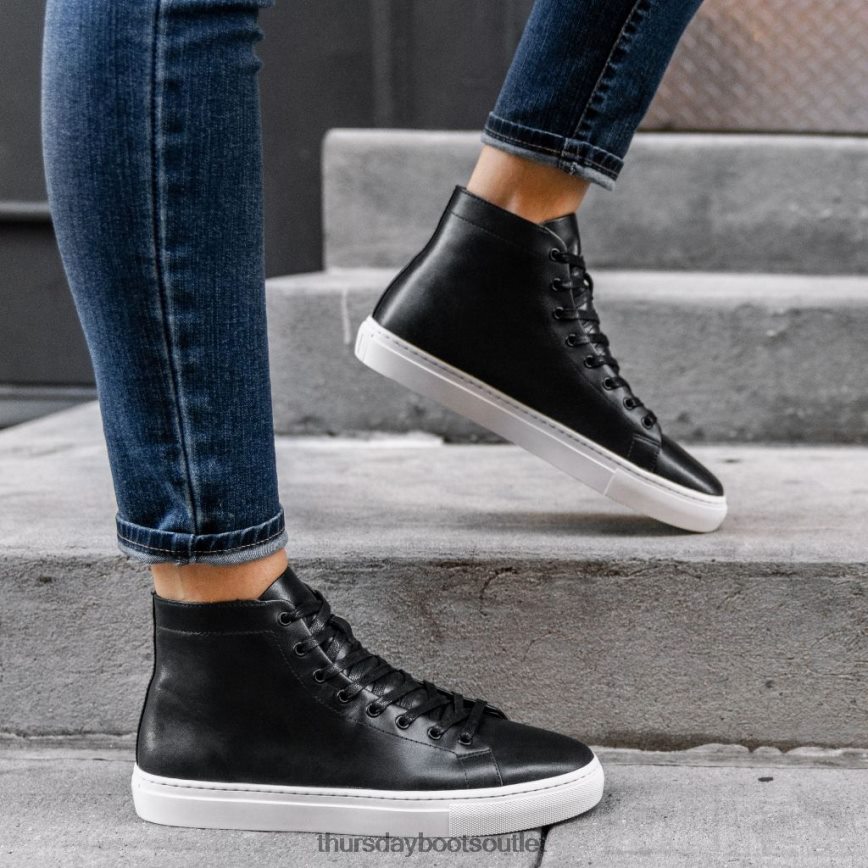 pl Thursday Boots kobiety premierowy wysoki top czarny V64N62473 buty