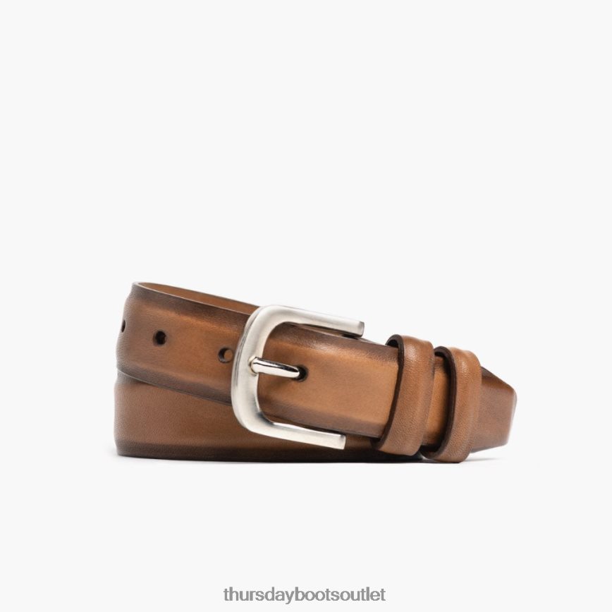 pl Thursday Boots mężczyźni elegancki skórzany pasek toffi V64N62266 Akcesoria
