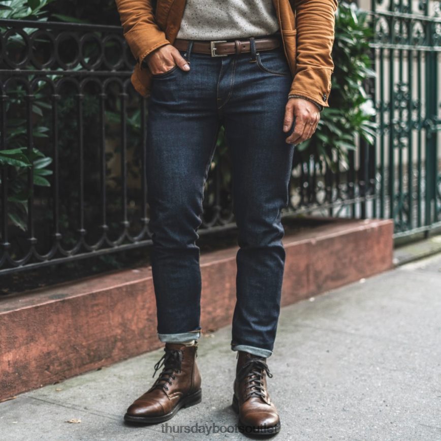 pl Thursday Boots mężczyźni klasyczny skórzany pasek orzech włoski V64N62168 Akcesoria