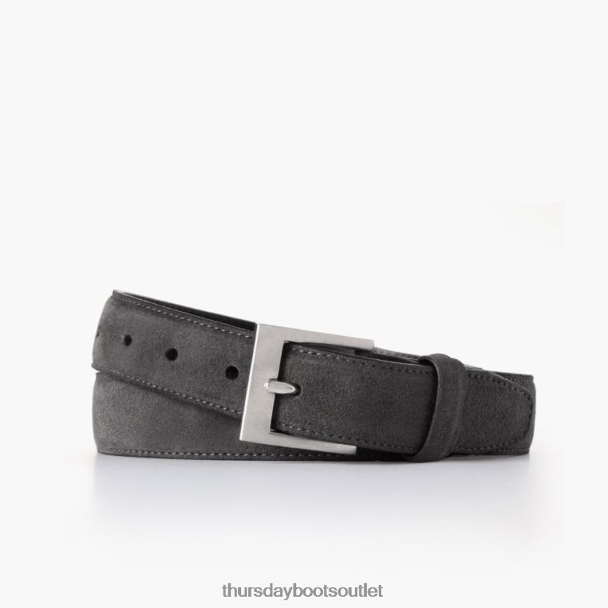 pl Thursday Boots mężczyźni klasyczny skórzany pasek szary cień V64N62173 Akcesoria
