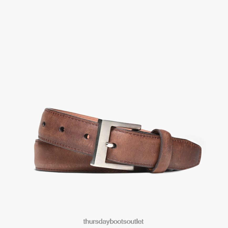pl Thursday Boots mężczyźni klasyczny skórzany pasek terakota V64N62171 Akcesoria