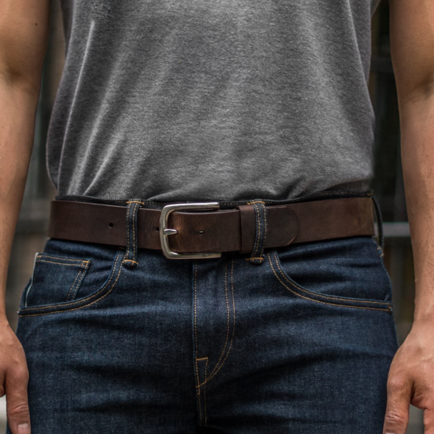 pl Thursday Boots mężczyźni zabytkowy skórzany pasek adobe arizona V64N62179 Akcesoria