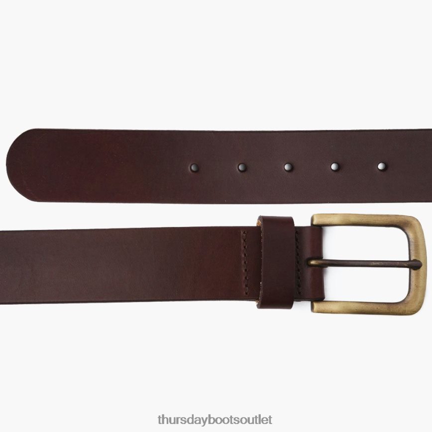 pl Thursday Boots mężczyźni zabytkowy skórzany pasek brązowy V64N62181 Akcesoria